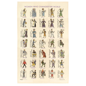 Picturemaps Women Who Changed The World Tea Towel